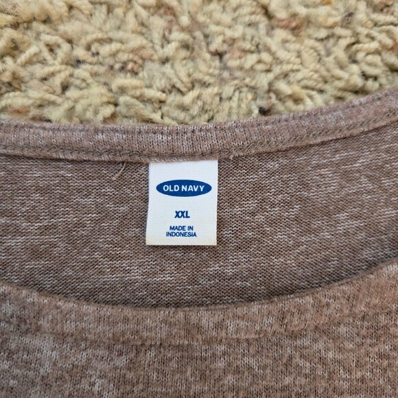 Old Navy Womens Mauve XXL Light Weight Long Sleeve - Picture 3 of 4